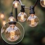 Prikkabel set met 5W spiraal lamp XL, 1800K amber glas Ø95 mm dimbaar