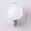 Kit guirlande guinguette, ampoules à enveloppe blanc laiteux, guirlande blanche