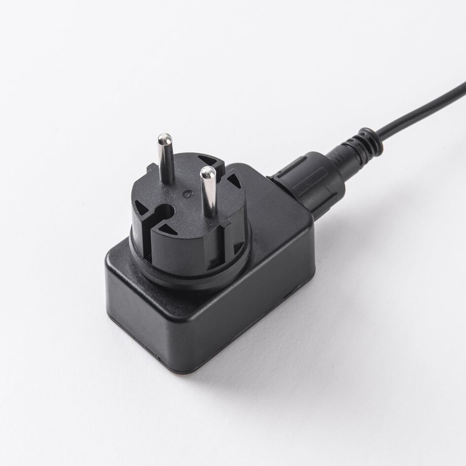 Lot de 6 spots de jardin modernes inclinables à télécommande - noir