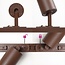 Kit rail monophasé de 3 mètres et spots Jill, brun