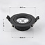 Spot encastrable Siem avec interrupteur CCT - noir