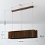 Hanglamp Hema met houten kap - walnoot