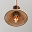 3-lichts Japandi hanglamp Mara - travertin (natuursteen) en hout