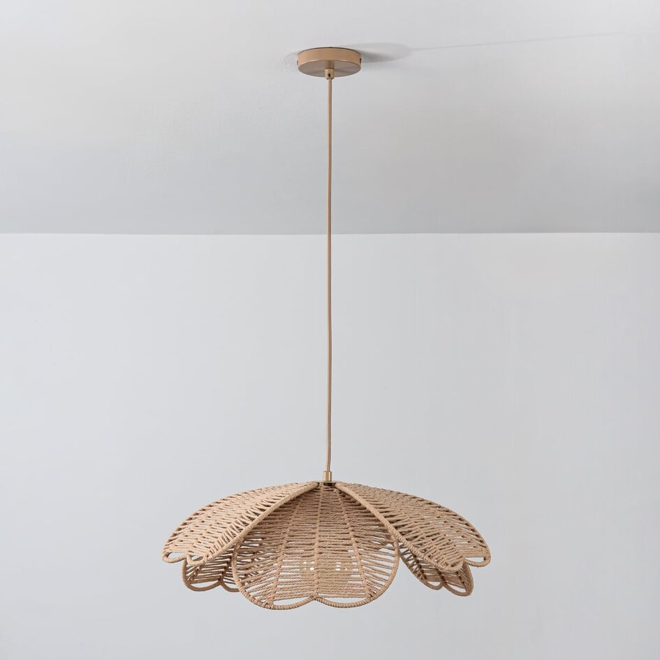 Suspension Solune - corde de coton naturelle