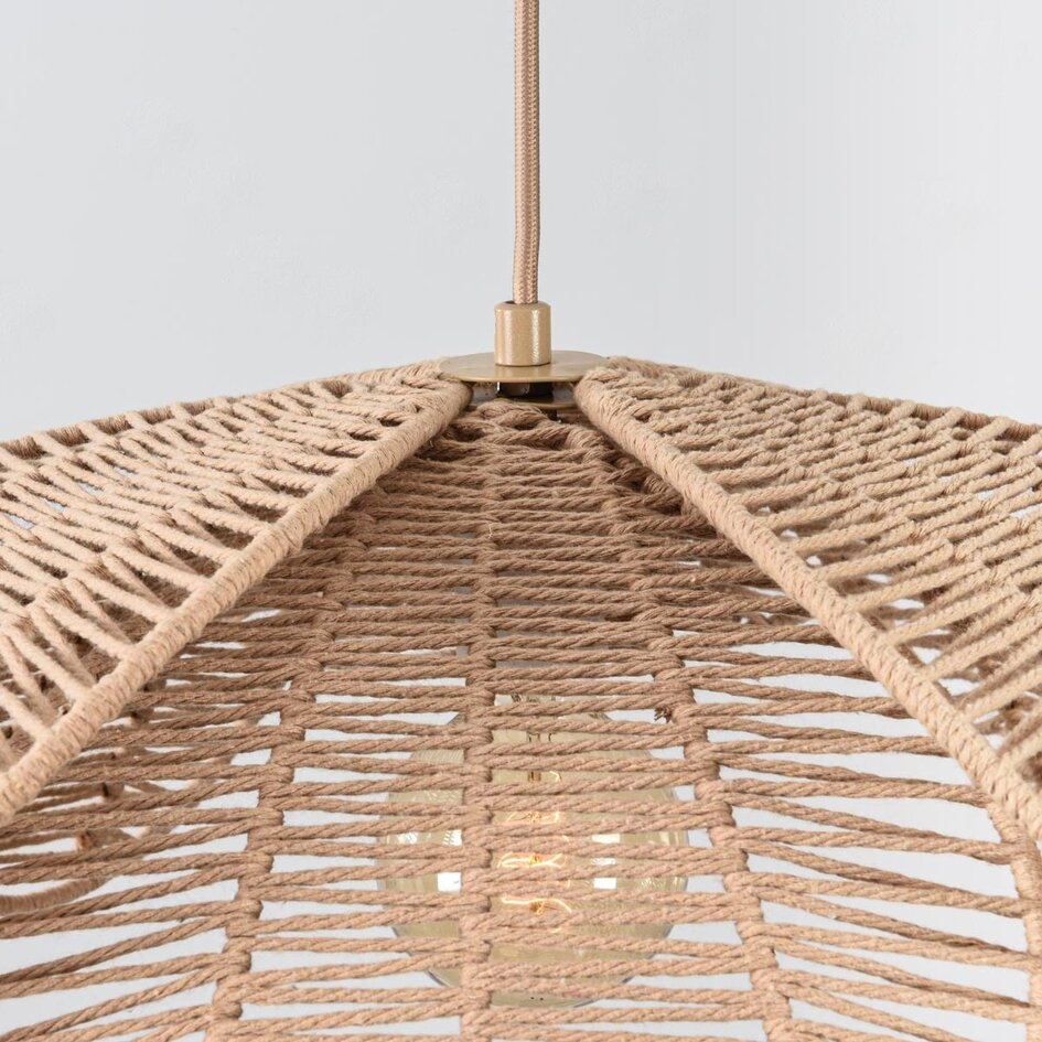 Suspension Solune - corde de coton naturelle
