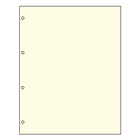 Feuilles intermédiaires - Blanco (806o) - Champagne 4 Anneaux - dim: 240 x 305 mm ■ par 10 pcs.