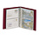 Album Classic (1131), incl. 20 bladen (811) - 2 vaks indeling:  155 x 110 mm - Wijnrood, incl cassette - 13 Rings - Afm: 200 x 235 x 40