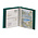Album Classic (1103K), incl. 20 bladen (811) - 2 vaks indeling:  155 x 110 mm - Groen - 13 Rings - Afm: 200 x 235 x 40 mm ■ per set