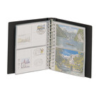 Album Classic (1103K), incl. 20 Blätter (811) - 2 er Einteilung:  155 x 110 mm - Schwarz - 13 Ringe - Abm: 200 x 235 x 40 mm ■ pro Satz