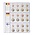 Coin sheets - Euro Collection 8450 ( 1), suitable for: Euro (sets) - Pre-printed 4 Rings - dim: 200 x 250 mm ■ per 5 pcs.