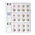 Coin sheets - Euro Collection 8450 ( 4), suitable for: Euro (sets) - Pre-printed 4 Rings - dim: 200 x 250 mm ■ per 5 pcs.