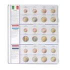 Feuilles de Monnaies - Euro Collection 8450 ( 7), qui convient pour: Euro (sets) - Pré-imprimé 4 Anneaux - dim: 200 x 250 mm ■ par 5 pcs.
