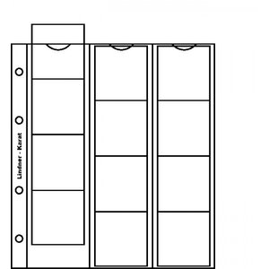 Coin sheets - Karat (K2R), 12 compartment(s): sheets - Transparent4 Rings