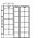 Coin sheets - Karat (K4W), 30 compartment(s): Ø 30 mm - Transparent 4 Rings - dim: 200 x 250 mm ■ per 5 pcs.