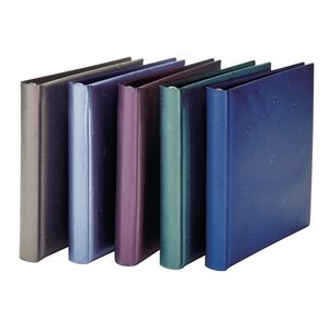 Album Karat 1105, incl. 4 sheets (K8W) - suitable for Euro (1 ct./ 2 euro) - Design Euro Coins - 4 Rings - Dim: 200 x 235 x 30