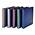 Album Karat 1105, incl. 4 sheets (K8W) - suitable for Euro (1 ct./ 2 euro) - Design Euro Coins - 4 Rings - Dim: 200 x 235 x 30 mm ■ per set