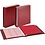 Album Karat 1106 (E), incl. 10 sheets (K2R(3x), K3R(2x), K4R, K5R, K6R(2x), KR8) - suitable for div. Ø mm - Wine red, incl slipcase - 4 Rings - Dim: 210 x 225 x 35