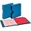 Album Karat 1106 (EK), incl. 10 sheets (K2R(3x), K3R(2x), K4R, K5R, K6R(2x), KR8) - suitable for div. Ø mm - Blue, incl slipcase - 4 Rings - Dim: 210 x 225 x 35