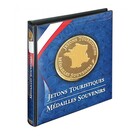 Album Karat 1106 (JT), incl. 5 feuilles (K2W) - 12 qui convient pour:  Ø 48 mm - Rouge vin - 4 Anneaux - Dim: 210 x 225 x 35 mm ■ par jeu