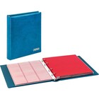 Album Karat 1106 (M), incl. 10 sheets (K2R(3x), K3R(2x), K4R, K5R, K6R(2x), KR8) - suitable for div. Ø mm - Blue - 4 Rings - Dim: 210 x 225 x 35 mm ■ per set