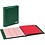 Album Karat 1106 (M), incl. 10 sheets (K2R(3x), K3R(2x), K4R, K5R, K6R(2x), KR8) - suitable for div. Ø mm - Green - 4 Rings - Dim: 210 x 225 x 35
