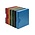 Album Karat 1106 (NW), incl. 10 bladen (K8W) - geschikt voor div. Ø mm - Groen, incl cassette - 4 Rings - Afm: 210 x 225 x 35 mm ■ per set