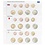 Coin sheets - Karat 1108 (16), suitable for: sheets - Pre-printed4 Rings