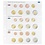 Coin sheets - Karat 1108 (19), suitable for: sheets - Pre-printed4 Rings