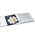 Album Karat 1108 (M), incl. 7 sheets (1108-1, 2, 3, 7, 16, 19, 22) - suitable for Euro (1 ct./ 2 euro) - Design Euro Coins - 4 Rings - Dim: 230 x 240 x 55 mm ■ per set