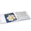 Album Karat 1108 (M), incl. 7 sheets (1108-1, 2, 3, 7, 16, 19, 22) - suitable for Euro (1 ct./ 2 euro) - Design Euro Coins - 4 Rings - Dim: 230 x 240 x 55