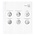 Muntenbladen - Karat 1108D ( 3), geschikt voor: 10 Euro - Voorbedrukt 4 Rings - afm: 188 x 210 mm ■ per stuk