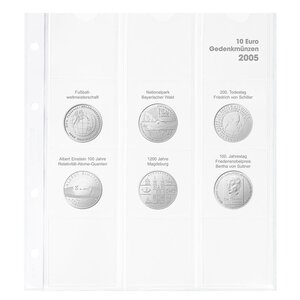 Coin sheets - Karat 1108D ( 5), suitable for: sheets - Pre-printed4 Rings