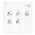 Coin sheets - Karat 1108D ( 7), suitable for: 10 Euro - Pre-printed 4 Rings - dim: 188 x 210 mm ■ per pc.