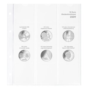Coin sheets - Karat 1108D ( 9), suitable for: sheets - Pre-printed4 Rings