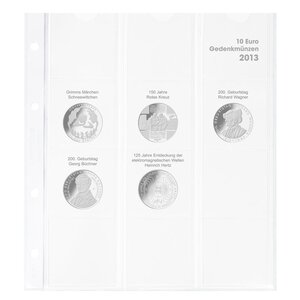 Coin sheets - Karat 1108D (13), suitable for: sheets - Pre-printed4 Rings