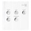 Coin sheets - Karat 1108D (13), suitable for: sheets - Pre-printed4 Rings