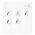 Coin sheets - Karat 1108D (14), suitable for: 10 Euro - Pre-printed 4 Rings - dim: 188 x 210 mm ■ per pc.