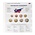 Coin sheets - Karat 1109 (16), suitable for: Euro (sets) - Pre-printed 4 Rings - dim: 188 x 210 mm ■ per pc.