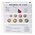 Coin sheets - Karat 1109 (17), suitable for: Euro (sets) - Pre-printed 4 Rings - dim: 188 x 210 mm ■ per pc.