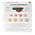 Coin sheets - Karat 1109 (22), suitable for: Euro (sets) - Pre-printed 4 Rings - dim: 188 x 210 mm ■ per pc.