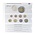 Muntenbladen - Karat 1109 (50), geschikt voor: Euro (sets) - Voorbedrukt 4 Rings - afm: 188 x 210 mm ■ per stuk