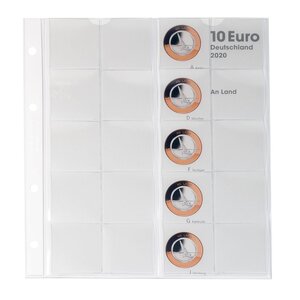 Muntenbladen - Karat 1110 ( 2), geschikt voor: bladen - Voorbedrukt 4 Rings