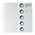 Coin sheets - Karat 1110 ( 4), suitable for: 10 Euro - Pre-printed 4 Rings - dim: 188 x 210 mm ■ per pc.