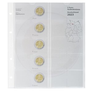 Coin sheets - Karat 1114 ( 1), suitable for: sheets - Pre-printed4 Rings