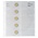 Coin sheets - Karat 1114 ( 1), suitable for: 2 Euro - Pre-printed 4 Rings - dim: 188 x 210 mm ■ per pc.