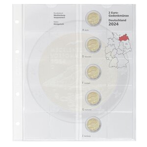 Coin sheets - Karat 1114 ( 2), suitable for: sheets - Pre-printed4 Rings