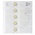 Muntenbladen - Karat 1114 ( 3), geschikt voor: 2 Euro - Voorbedrukt 4 Rings - afm: 188 x 210 mm ■ per stuk