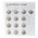 Coin sheets - Karat 1118 ( 3), suitable for: 2 Euro - Pre-printed 4 Rings - dim: 188 x 210 mm ■ per pc.