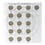 Coin sheets - Karat 1118 ( 5), suitable for: sheets - Pre-printed4 Rings