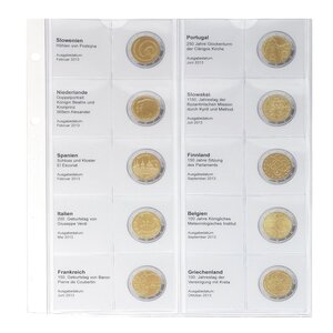 Coin sheets - Karat 1118 (11), suitable for: sheets - Pre-printed4 Rings